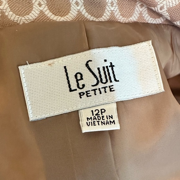 Le Suit Petite Button Trench Jacket Size 12 P NWT - Picture 7 of 11